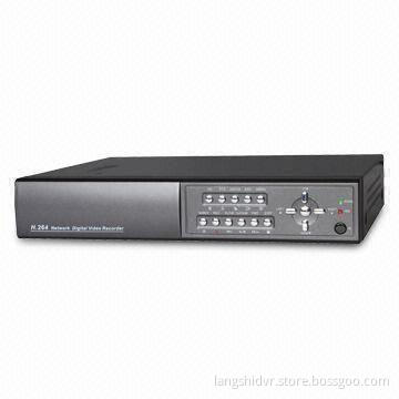 H.264 4-channel Network DVR with Full D1 Real-time, 3G Cellphone View and Dual Streaming